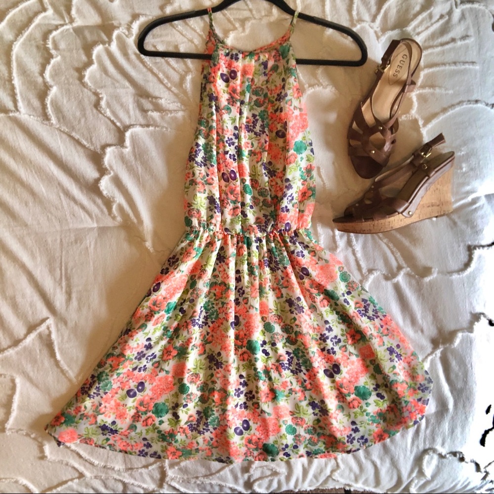 Floral mini dress